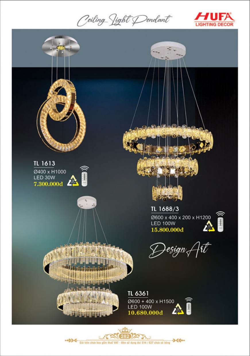 Bảng giá đèn trang trí HUFA